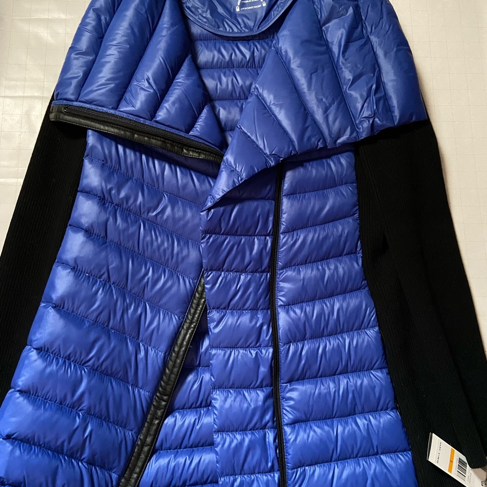 Blue & Black Calvin Klein Coat